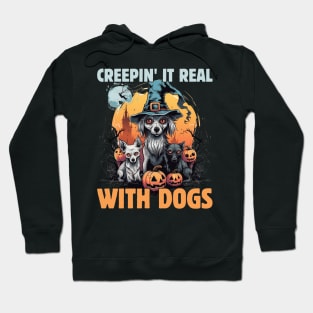 Boo-tifully Bewitched Puppy Dog Halloween Hoodie